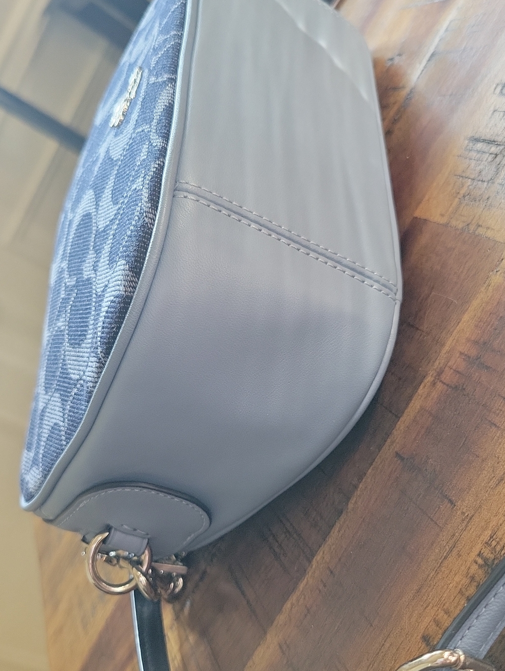 Coach Isla Chain Crossbody In Signature Denim - Picture 9 of 13